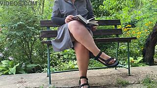 Does This Milf Know How to Juice Your Cock Outdoors?