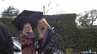 Milf stepmom seduces stranger to fuck petite teen Victoria White