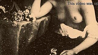 What vintage group scenes are in this antique collection?