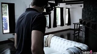 My young stepsister looks stunning while getting disciplined hard.