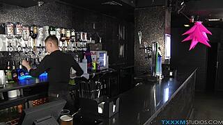 Two twinks hardcore butt piracy public bar