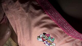 hot roommate allows pussy fucking and cum on panties in dorm