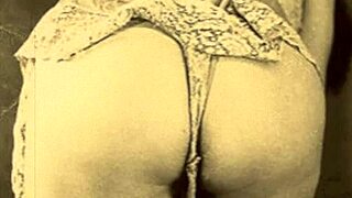 What vintage group scenes are in this antique collection?