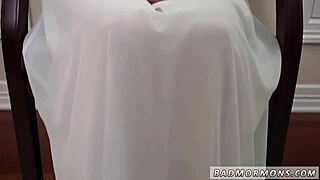 Homemade teen strap on with petite girl