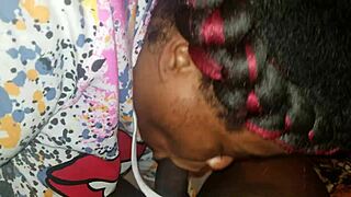 Getting sloppy toppy at the house with ebony pov 😘