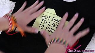 stepdaughter gets her face spunked in group hardcore 😍