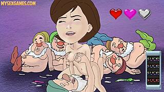 anime hentai girl gets fucked and cums on boobs in seekers