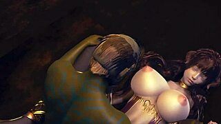 3d hentai with succubus and green monster