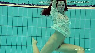 white dressed tight hairy babe katy soroka underwater
