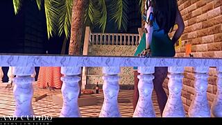 Symmetra deals with loneliness through deepthroat and anal sex?