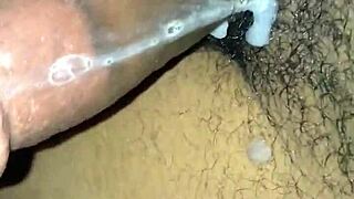 Hey, check this sloppy car blow job from a sexy mature milf up close!