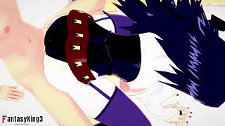 Kayama Nemuri gives a boobjob and gets fucked in Boku no Hero! 😏