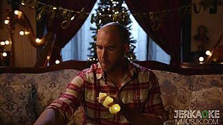 Blonde Milf Jerks Off