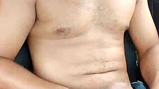 Soloboy masturbates outdoors, feeling every stroke under the sun.