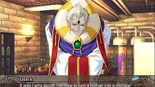 In the anime game, the lightning warrior Raidy III quacks during battle.