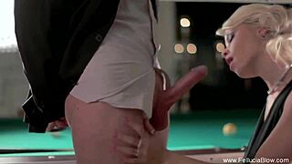 Winning The Free Blowjob Game With Handjob And Facial Cumshot