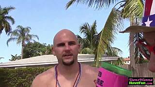 party teens fuck outdoors