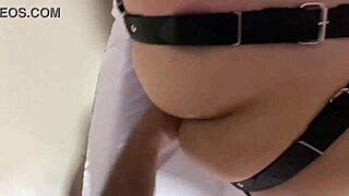 i'm submissive in motel taking dick doggy, cumming with asshole massage, big ass slut