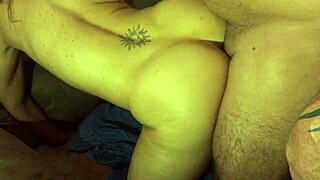 Bent Over Ass Gets Anal Doggy Fucking