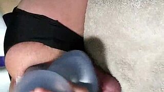 I'm relentlessly fucking this twink's pussy