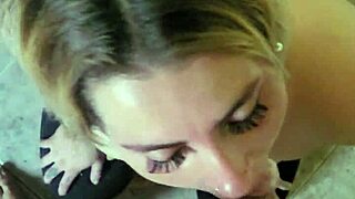 Putita sucks it all and vomits on herself