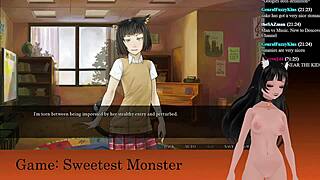 Vtuber Lewdneko Plays Sweetest Monster Part 2