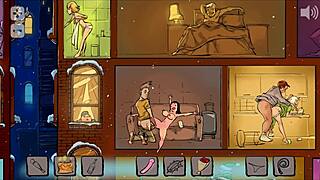 christmas eve in metropolis xmas hentai pornplay santa got stuck while delivering dildo toys