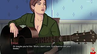 Tlou porn parody features teen bent over for blowjob in car.