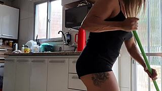 Friend's Big Cock Cumshot in Dorm