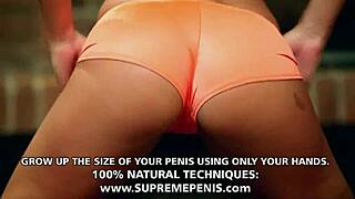 Hot M Solo Masturbation in Panties