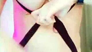 hey, watch this net idol girl helping herself in secret live group?