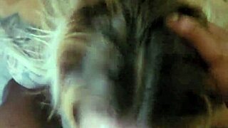 Putita sucks it all and vomits on herself