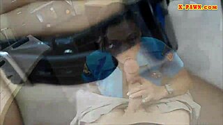 Büyük götlü polis rehin alan adamdan POV sikilme