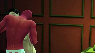 Vampire bites young 18+ girl in 3d hentai