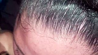 slutty ebony milf mommy sloppy deepthroat on big black cock monster cock homemade