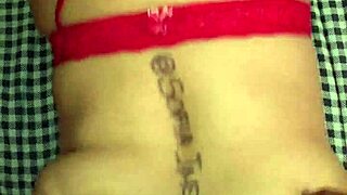 opening my wife's big ass in lingerie