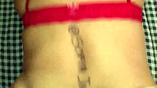 opening my wife's big ass in lingerie