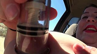 Velho tarado usa chupadores nos peitões gordos da gordinha 18+