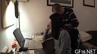 Guy not against blowjob contest with neighbors