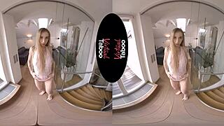 Blonde In Virtual Taboo Commands Cum For Her