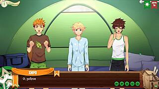 teen 18+ plays anime game with friend