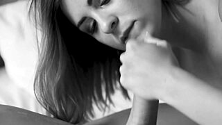 Watch this passionate couple cum together? Real orgasms up close!