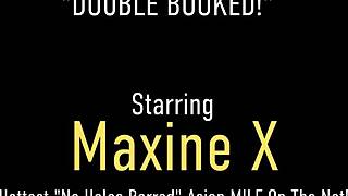 Puerto Rock Fucks Maxine XS Shaved Pussy in Lingerie