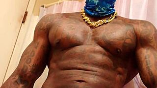 Hairy brunette sucks on big black cock of Daddy