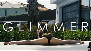 Russian milf babes finger each other after yoga 😍