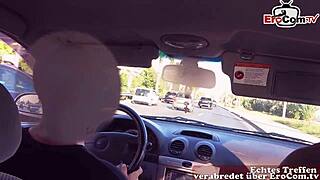 german tourist picks up latina chick on greek holiday trip