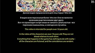 petite college girl bound and giving blowjob in this hentai