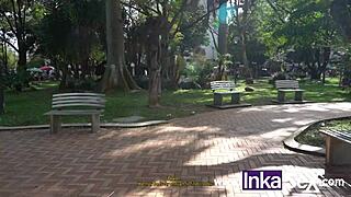 Petite Colombian Teen Lets Ass Get Burst For More Followers In Cunilingus Scene