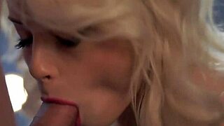 i blonde milf sucks cock dry with swallow and facial