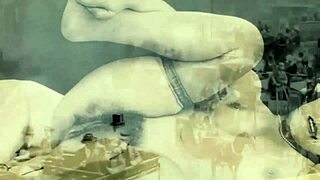 Vintage bondage scenes with hairy pussy